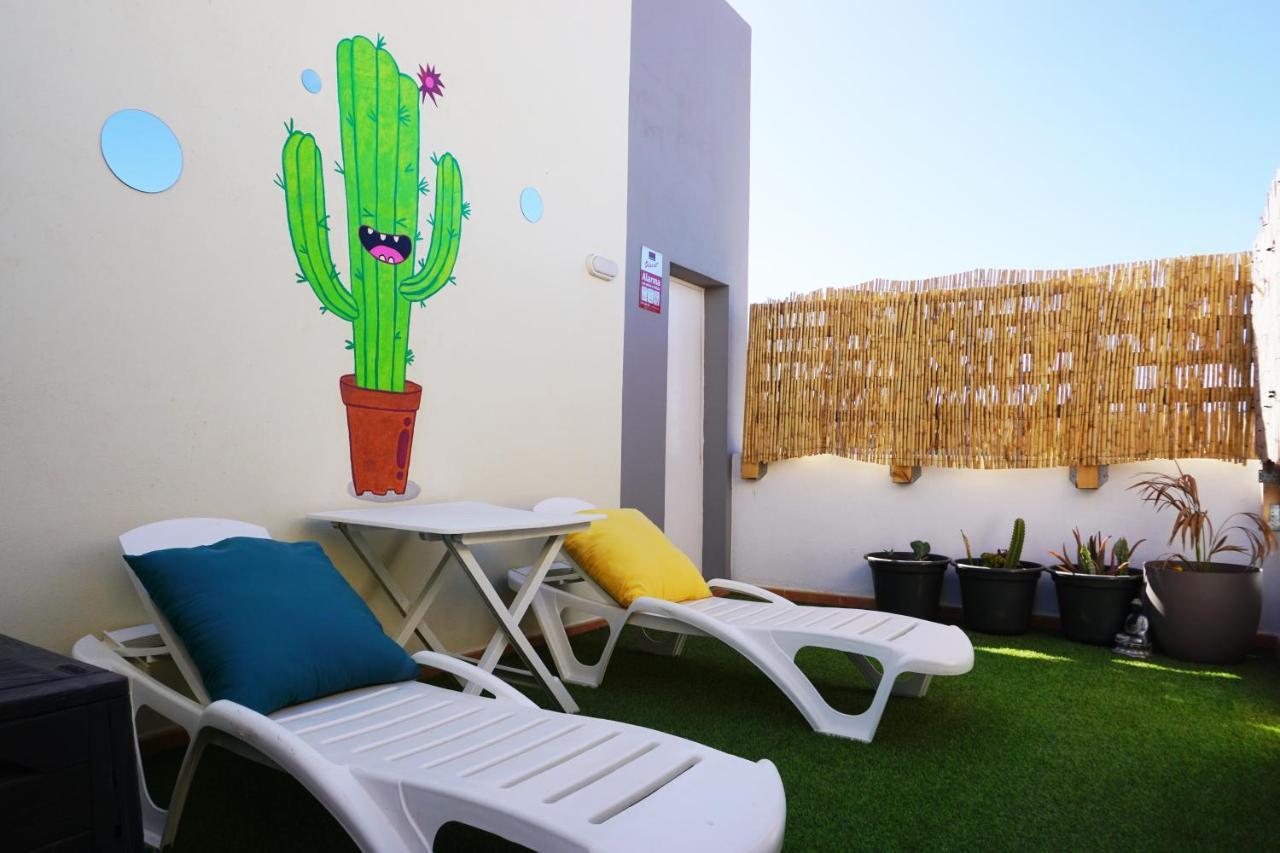Apartamento con azotea privada #TheFunnyCactus Apartamento Puerto del Rosario  Exterior foto