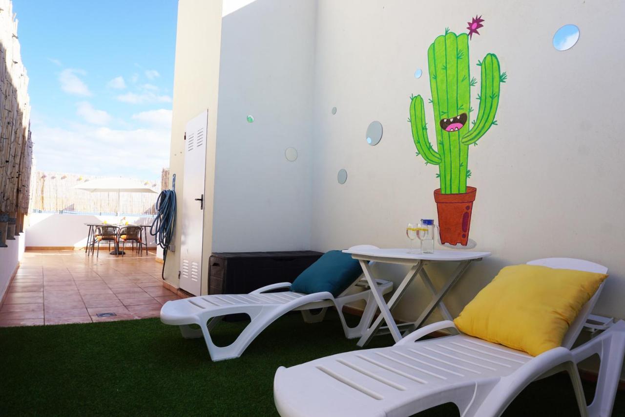 Apartamento con azotea privada #TheFunnyCactus Apartamento Puerto del Rosario  Exterior foto